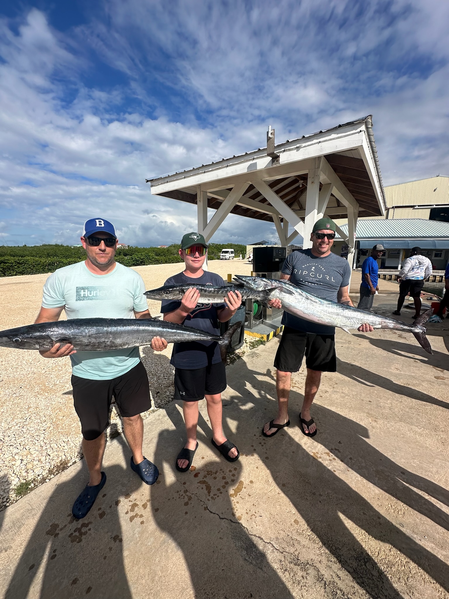 Deep sea fishing charter boat in Placencia Belize